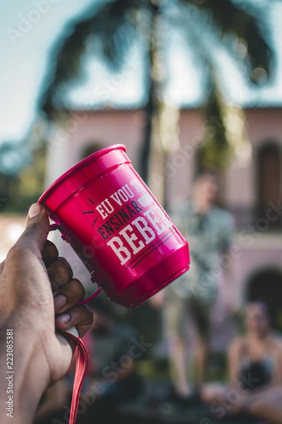 Obraz hand holding cup