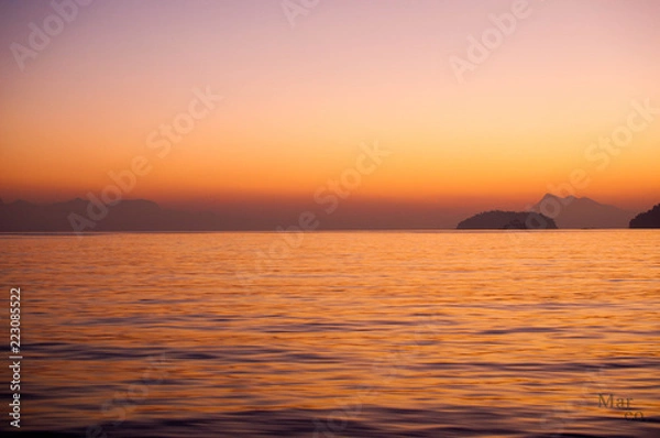 Obraz sunset over the sea 