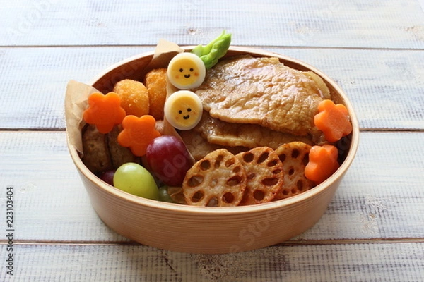 Obraz 豚肉の生姜焼き弁当