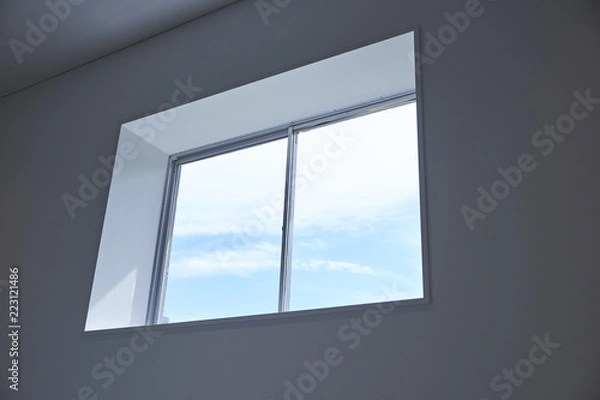 Fototapeta 窓の外の青空