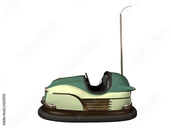 Fototapeta bumper car