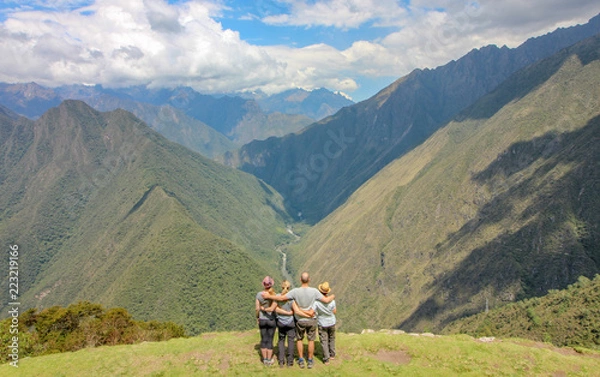 Obraz Walking the Inca trail