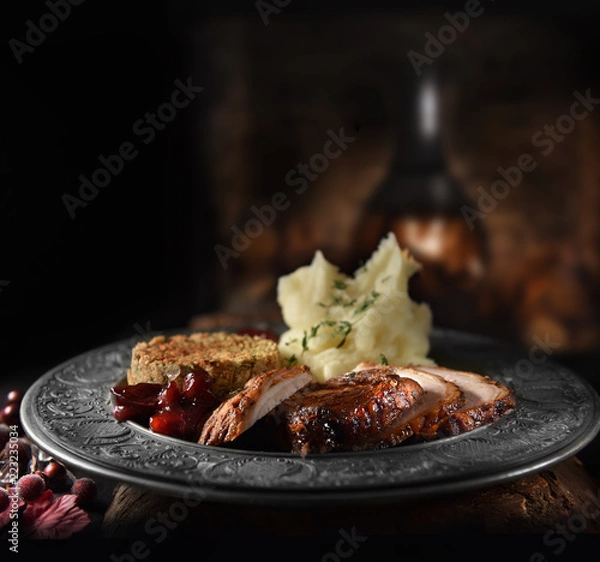 Obraz Roast Pork Meal