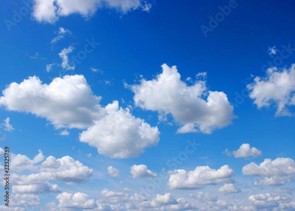 Fototapeta white clouds