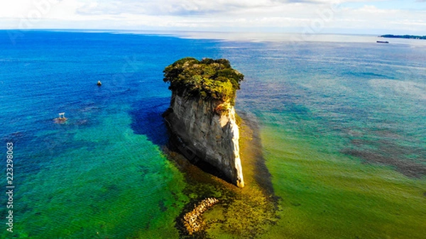 Obraz 能登　軍艦島　見附島