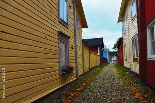 Obraz old town street