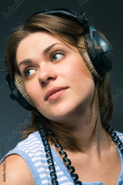 Fototapeta Yong and happy woman