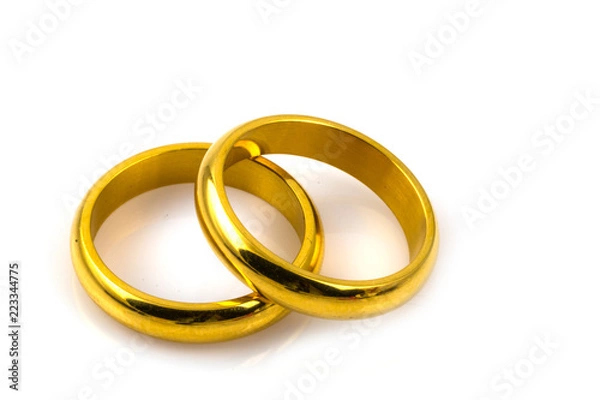 Obraz Golden wedding rings