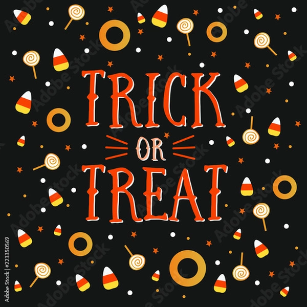 Fototapeta Happy Halloween background design vector illustration