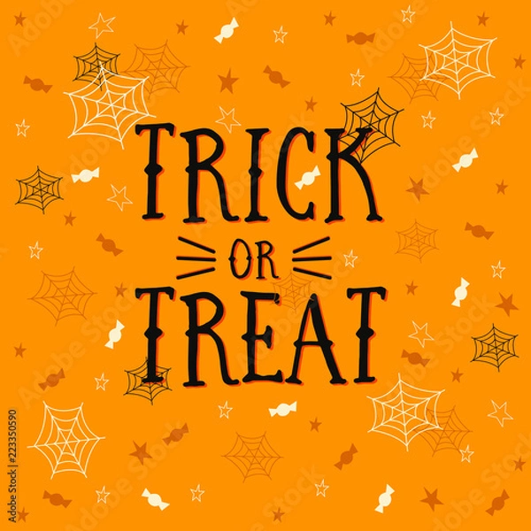 Fototapeta Happy Halloween background design vector illustration