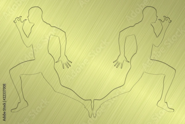 Fototapeta Running For Gold