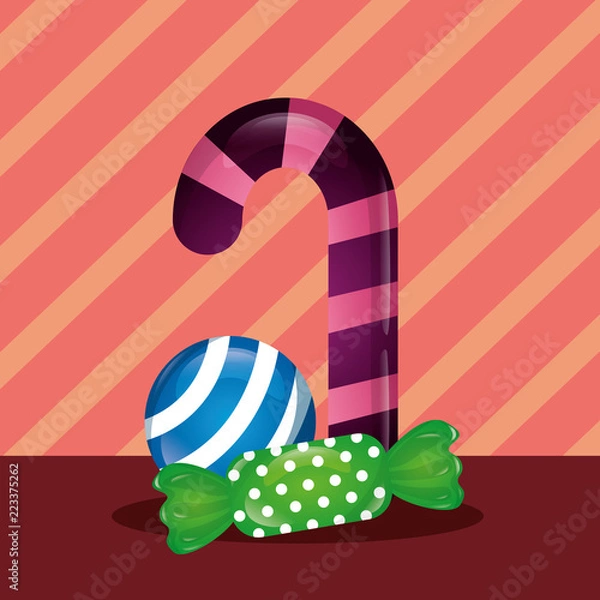 Fototapeta sweet candy concept