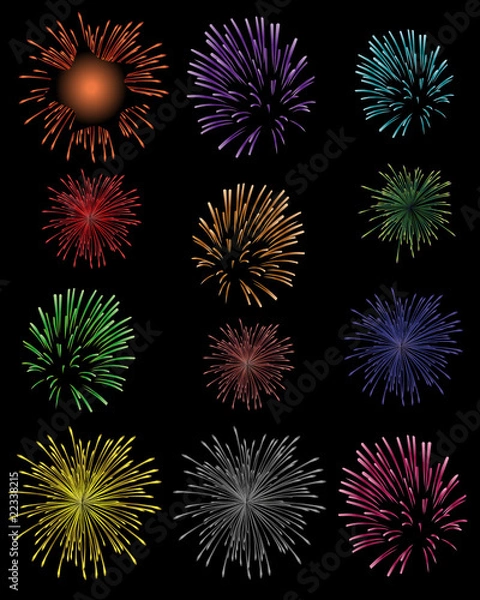 Obraz feu d'artifice