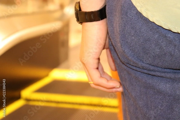 Obraz 手のアップ