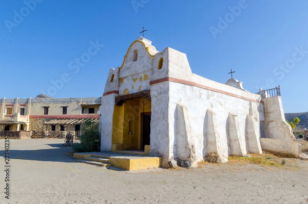 Obraz typowy meksykański kościół