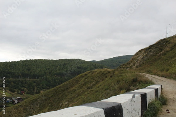 Obraz lake baikal, mountains