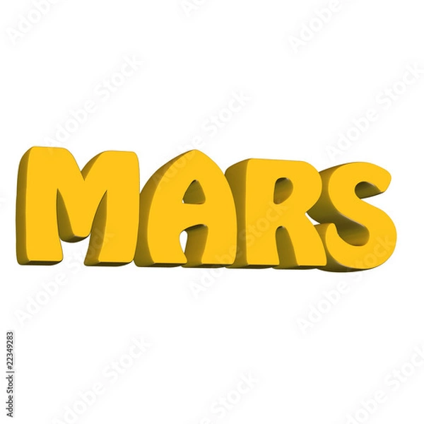 Fototapeta Mars, mois de