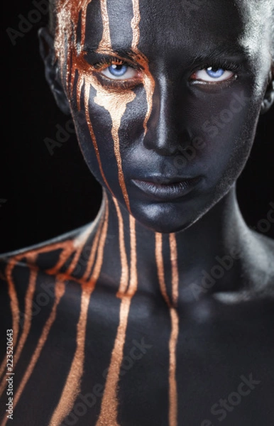 Fototapeta Black makeup