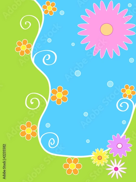 Fototapeta floral design