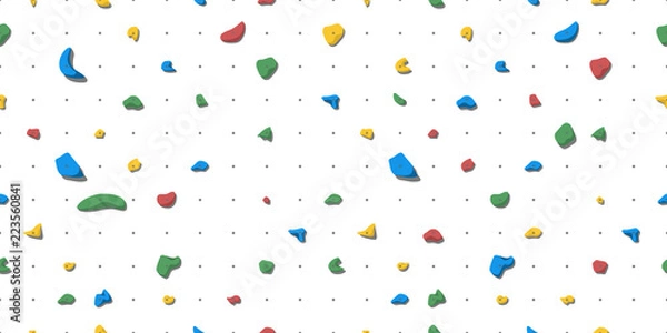 Obraz Uchwyty do wspinaczki skałkowej