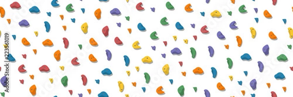 Fototapeta Trzyma się wspinaczki skalnej