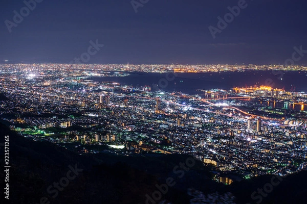 Fototapeta [兵庫県]神戸・摩耶山夜景