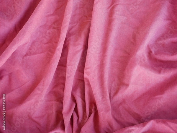 Obraz Red silk fabric background