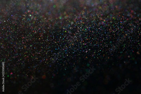 Obraz Dust dark background studio