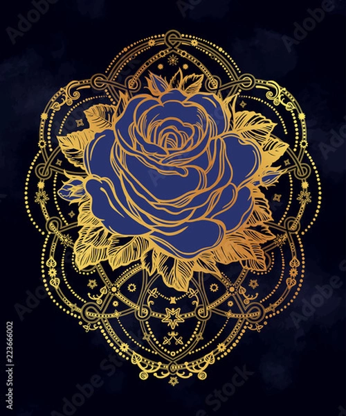 Obraz Decorative rose flower