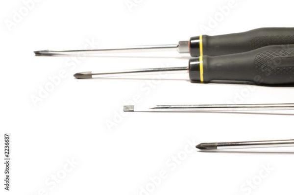 Fototapeta set screwdrivers