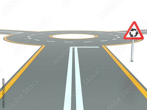 Obraz Traffic circle