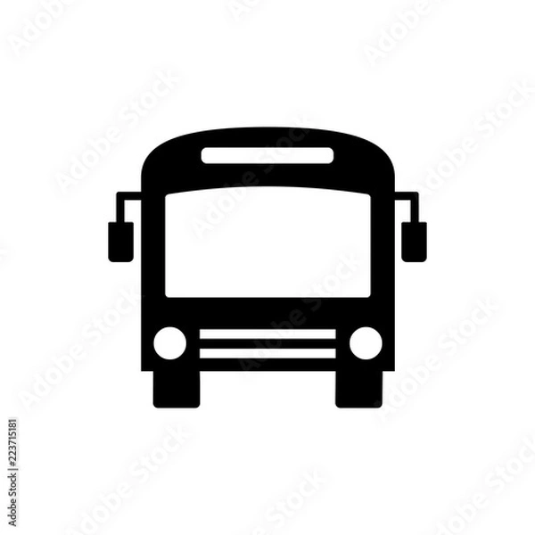 Obraz bus vector icon