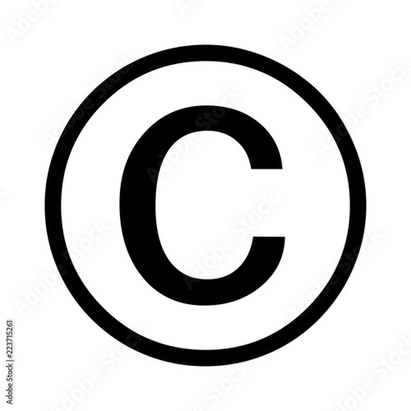 Obraz C initial letter logo