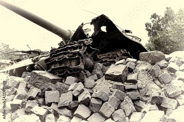 Obraz old tank