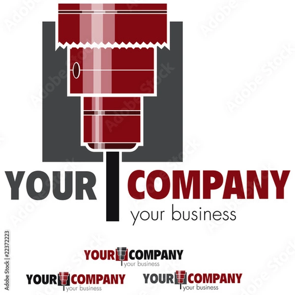 Fototapeta logo014 - logotype label - perceuse