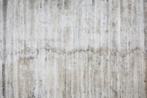 Obraz Wet concrete wall at rainy day