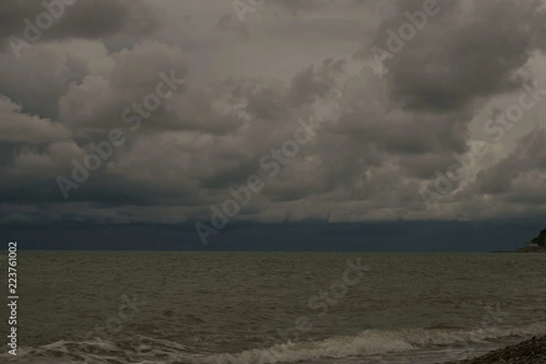 Obraz clouds over sea
