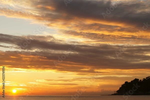 Obraz sunset over the sea