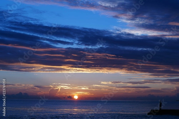 Obraz sunset on the sea