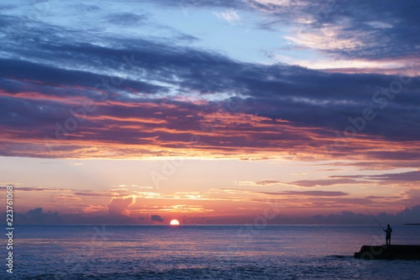 Obraz sunset over the sea