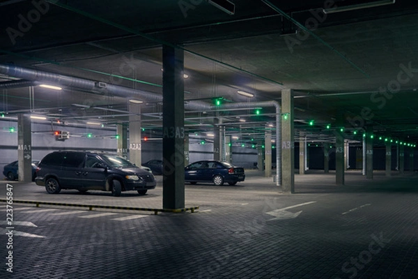 Obraz Underground parking