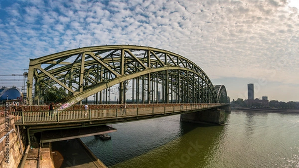 Fototapeta Hohenzollern bridge in Cologne, Germany