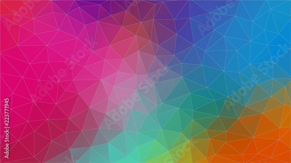 Fototapeta Multicolor triangle abstrat background.. Eps10 vector.