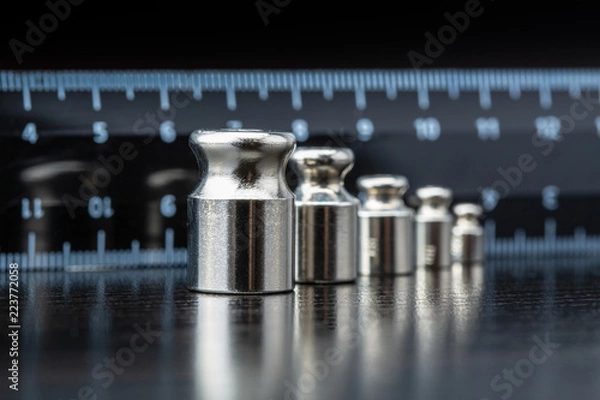 Fototapeta Wzorzec kalibracji odważników