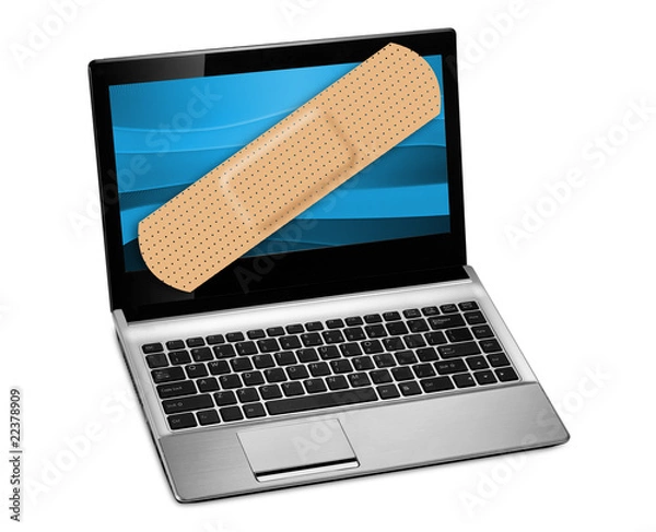 Obraz Laptop Bandage