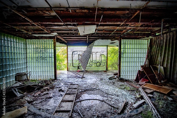 Fototapeta 孤独のフラッグ