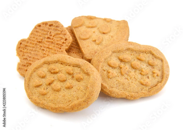 Obraz cookie sweets on white background