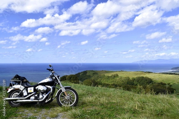 Obraz バイクツーリング