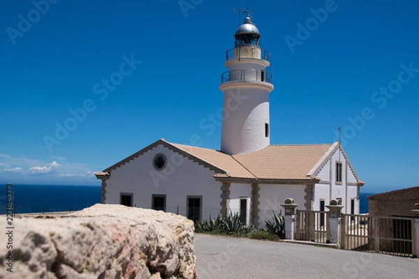 Fototapeta Capdepera Leuchtturm w Cala Ratjada Majorka Hiszpania