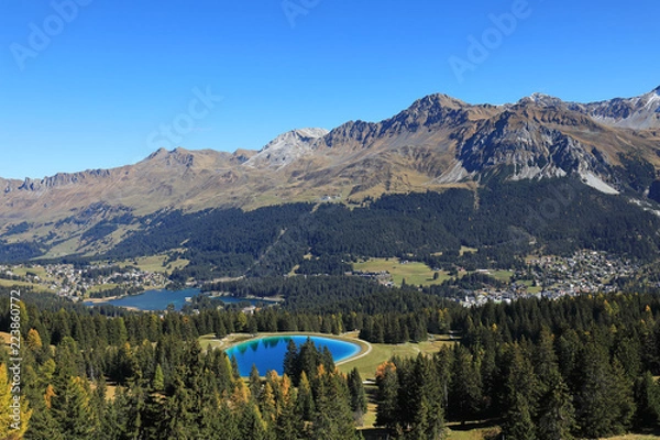 Fototapeta Lenzerheide i Heidsee